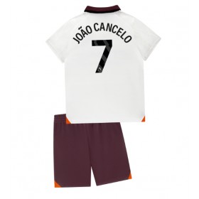 Baby Fußballbekleidung Manchester City Joao Cancelo #7 Auswärtstrikot 2023-24 Kurzarm (+ kurze hosen)
